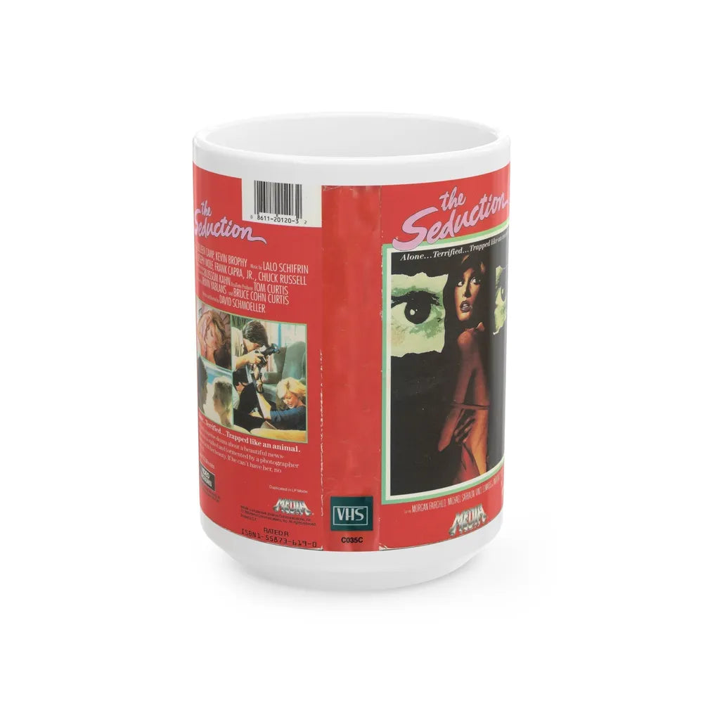 THE SEDUCTION (VHS COVER) - White Coffee Mug-15oz-Go Mug Yourself