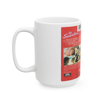 THE SEDUCTION (VHS COVER) - White Coffee Mug-Go Mug Yourself