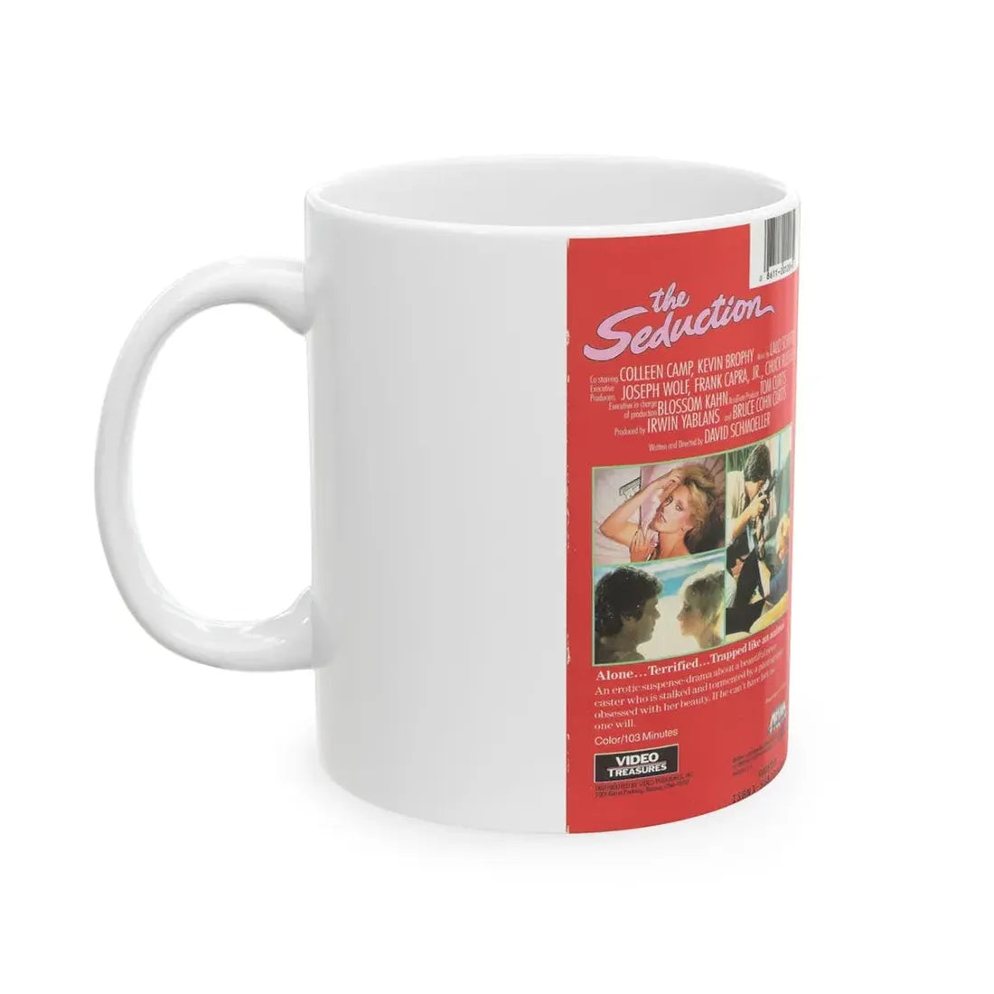 THE SEDUCTION (VHS COVER) - White Coffee Mug - Go Mug Yourself