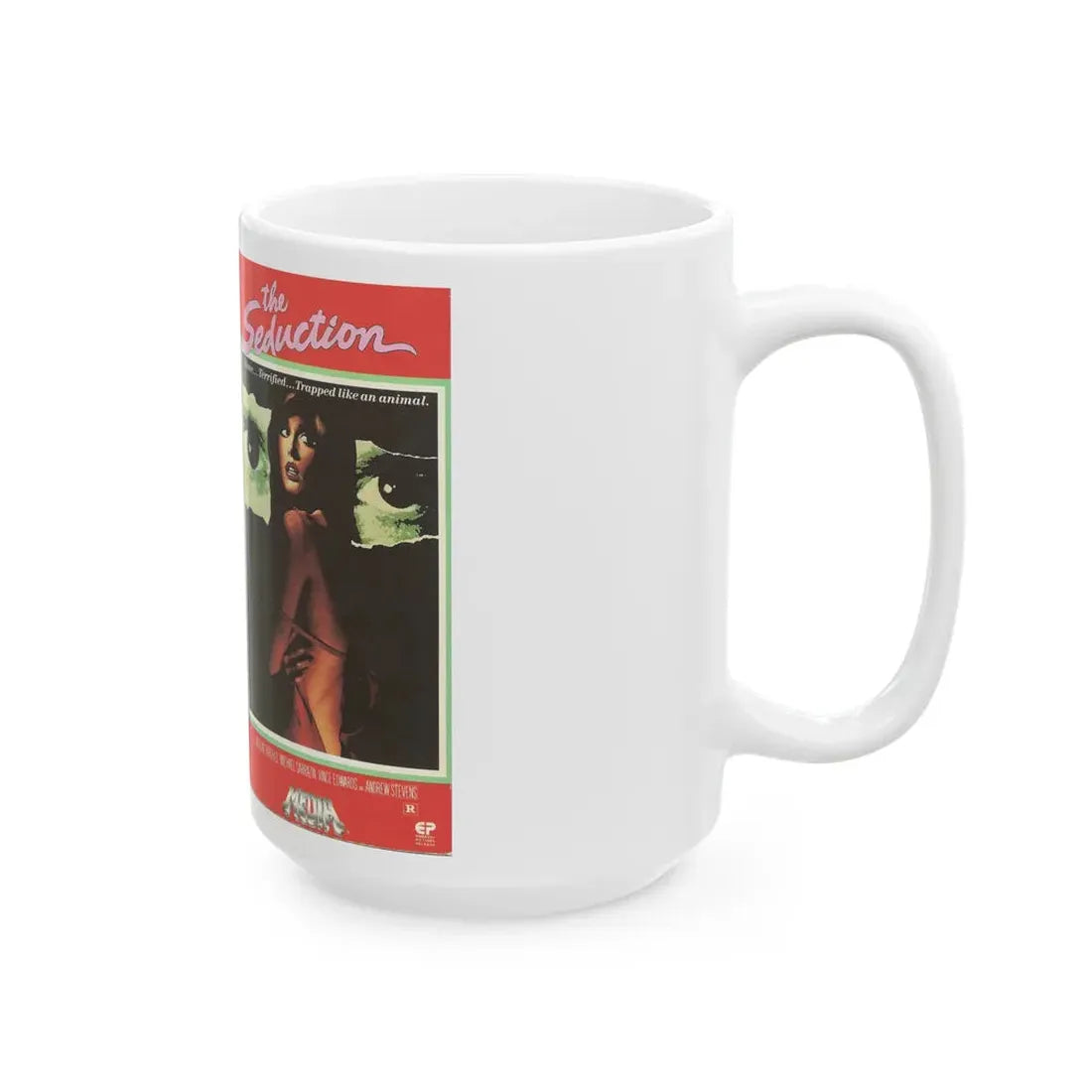 THE SEDUCTION (VHS COVER) - White Coffee Mug - Go Mug Yourself