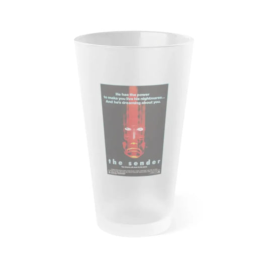 THE SENDER 1982 Movie Poster - Frosted Pint Glass 16oz Default Title - Go Mug Yourself