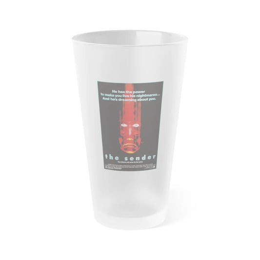 THE SENDER 1982 Movie Poster - Frosted Pint Glass 16oz-Go Mug Yourself