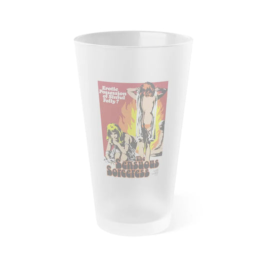 THE SENSUOUS SORCERESS 1970 Movie Poster - Frosted Pint Glass 16oz-Go Mug Yourself