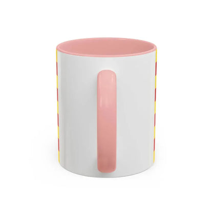 The Senyera the Flag of Catalonia Spain - Accent Coffee Mug - Go Mug Yourself