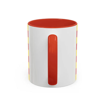 The Senyera the Flag of Catalonia Spain - Accent Coffee Mug - Go Mug Yourself