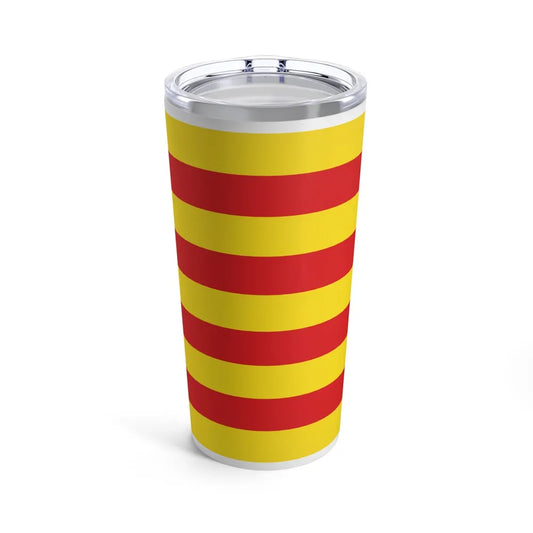 The Senyera the Flag of Catalonia Spain - Tumbler 20oz-20oz-Go Mug Yourself
