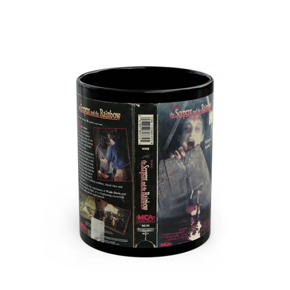 THE SERPENT AND THE RAINBOW (VHS COVER) - Black Coffee Mug-11oz-Go Mug Yourself