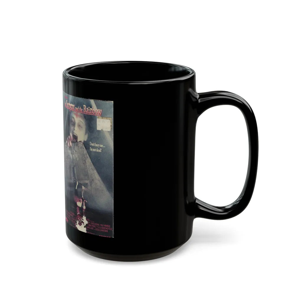 THE SERPENT AND THE RAINBOW (VHS COVER) - Black Coffee Mug-Go Mug Yourself