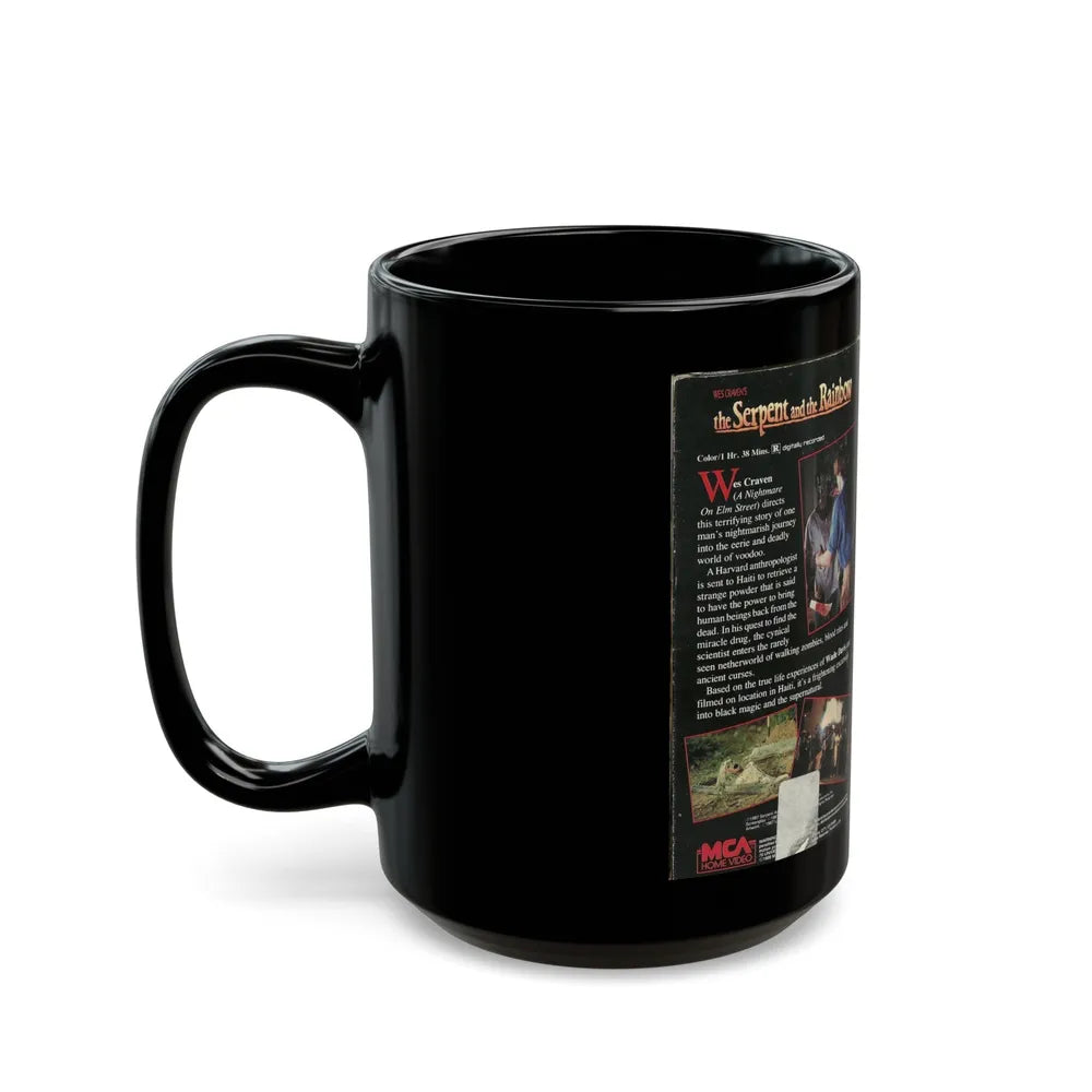 THE SERPENT AND THE RAINBOW (VHS COVER) - Black Coffee Mug-Go Mug Yourself