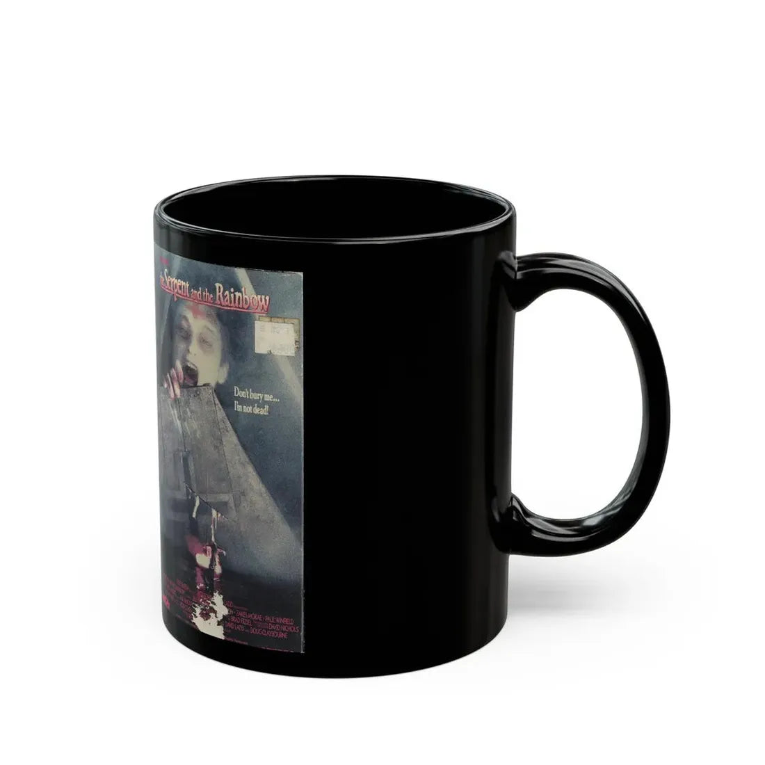 THE SERPENT AND THE RAINBOW (VHS COVER) - Black Coffee Mug - Go Mug Yourself