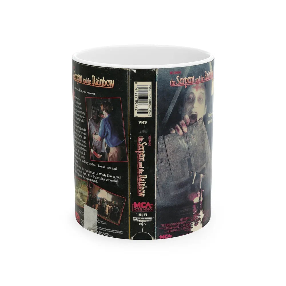 THE SERPENT AND THE RAINBOW (VHS COVER) - White Coffee Mug-11oz-Go Mug Yourself