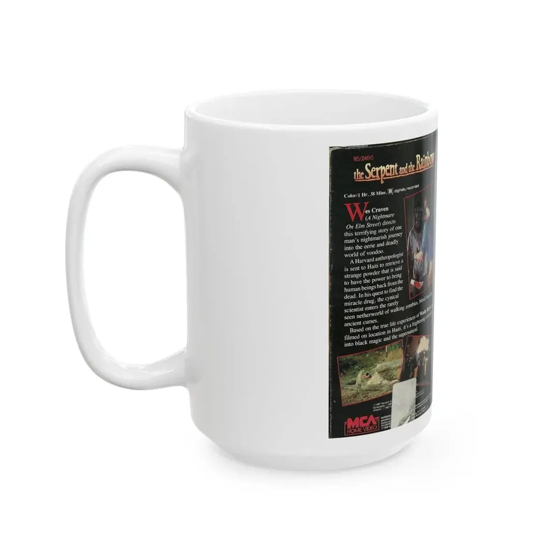 THE SERPENT AND THE RAINBOW (VHS COVER) - White Coffee Mug - Go Mug Yourself