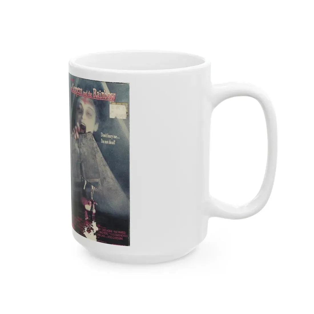 THE SERPENT AND THE RAINBOW (VHS COVER) - White Coffee Mug - Go Mug Yourself