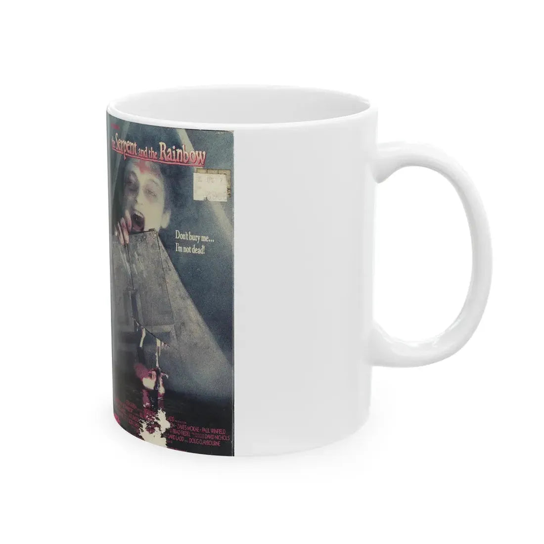 THE SERPENT AND THE RAINBOW (VHS COVER) - White Coffee Mug - Go Mug Yourself