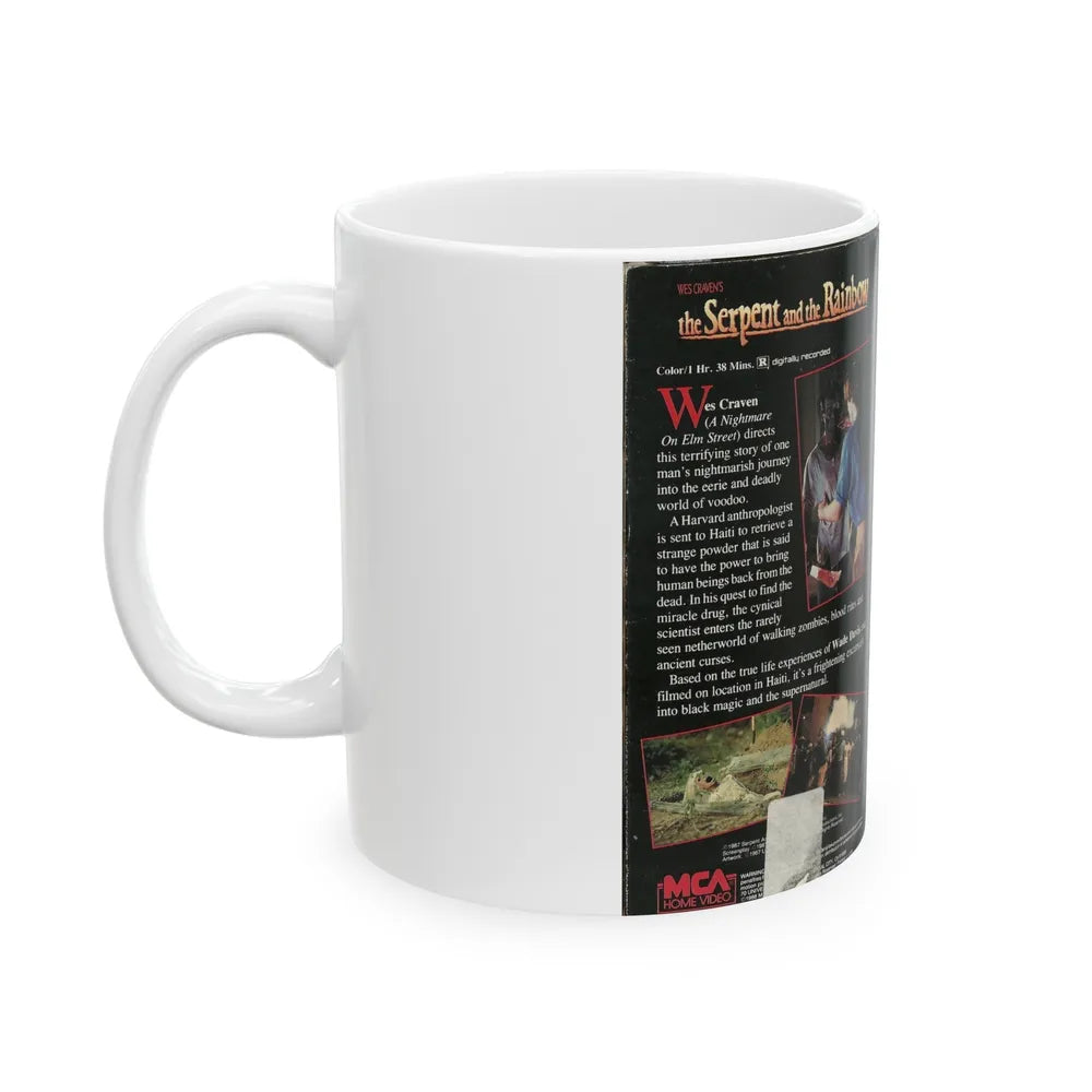 THE SERPENT AND THE RAINBOW (VHS COVER) - White Coffee Mug-Go Mug Yourself