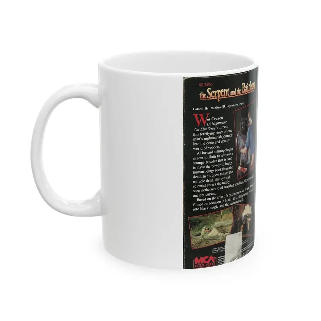THE SERPENT AND THE RAINBOW (VHS COVER) - White Coffee Mug - Go Mug Yourself