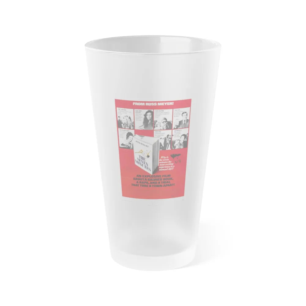 THE SEVEN MINUTES 1971 Movie Poster - Frosted Pint Glass 16oz-Go Mug Yourself