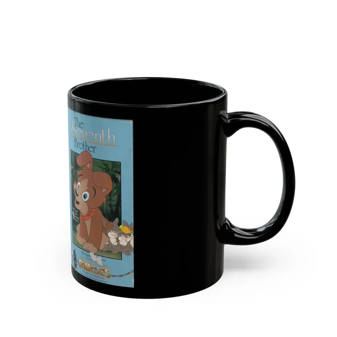 THE SEVENTH BROTHER (VHS COVER) - Black Coffee Mug - Go Mug Yourself