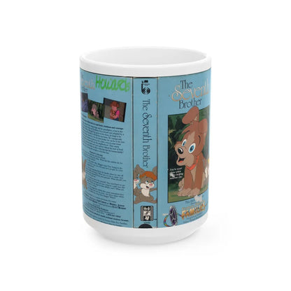 THE SEVENTH BROTHER (VHS COVER) - White Coffee Mug-15oz-Go Mug Yourself