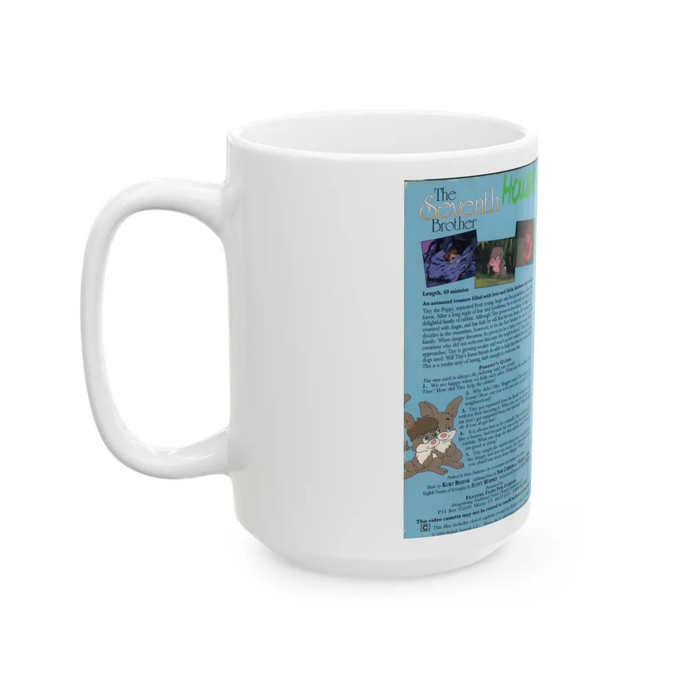 THE SEVENTH BROTHER (VHS COVER) - White Coffee Mug-Go Mug Yourself