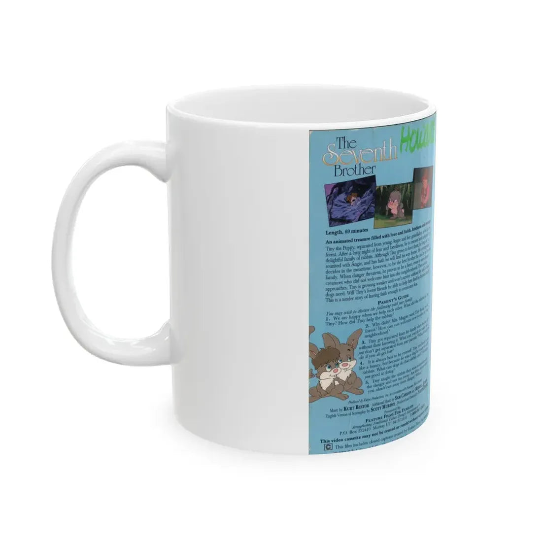 THE SEVENTH BROTHER (VHS COVER) - White Coffee Mug - Go Mug Yourself