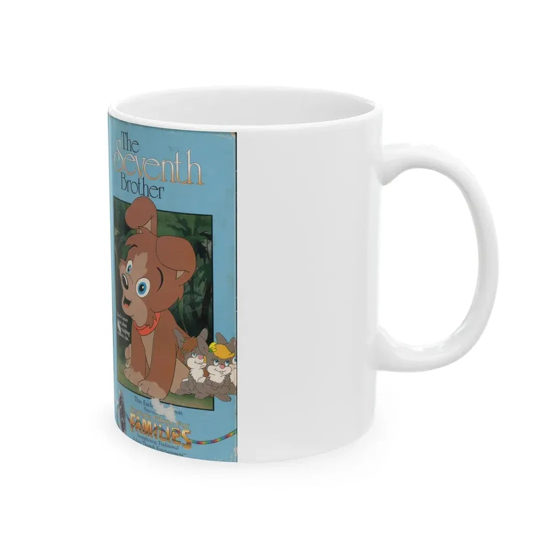 THE SEVENTH BROTHER (VHS COVER) - White Coffee Mug - Go Mug Yourself