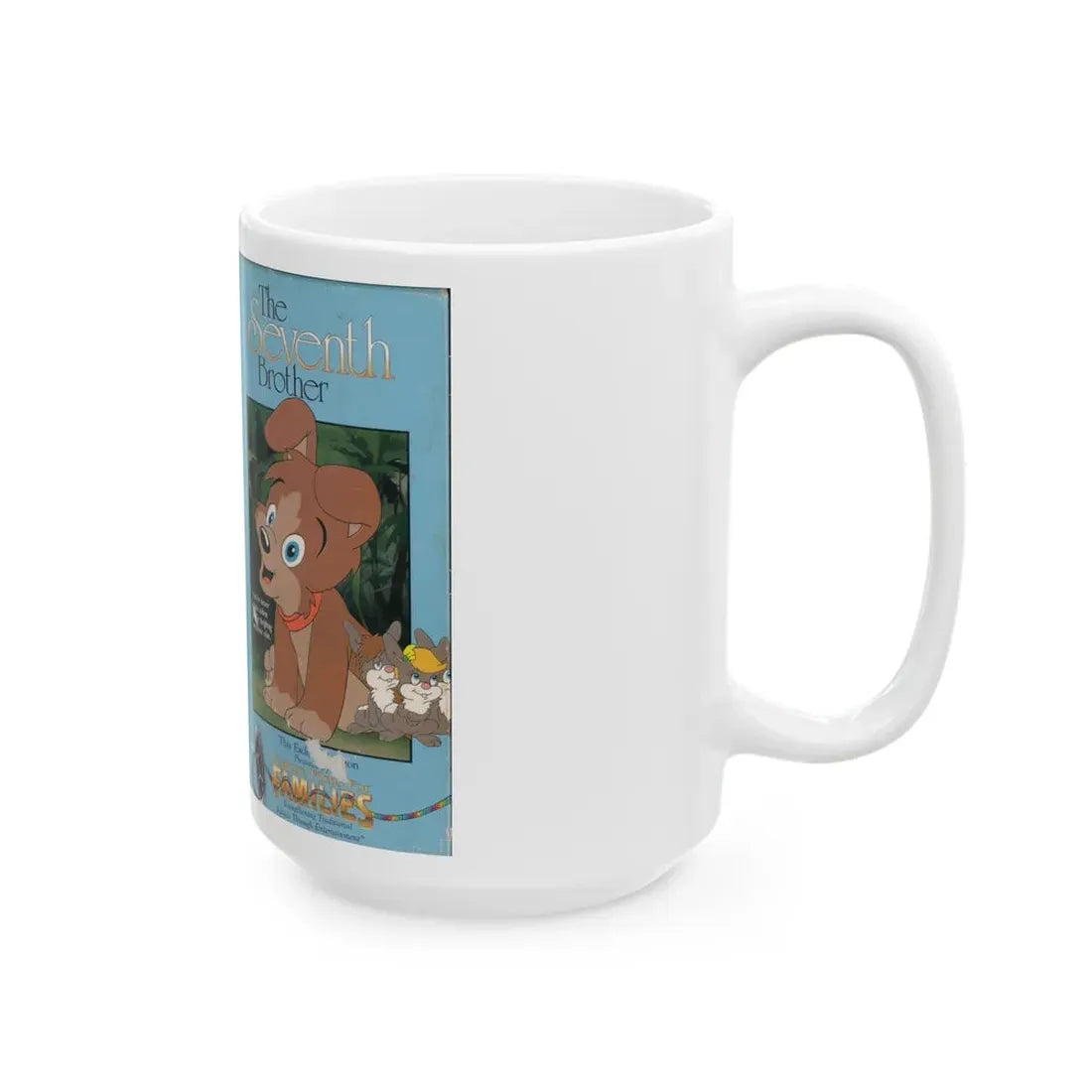 THE SEVENTH BROTHER (VHS COVER) - White Coffee Mug - Go Mug Yourself