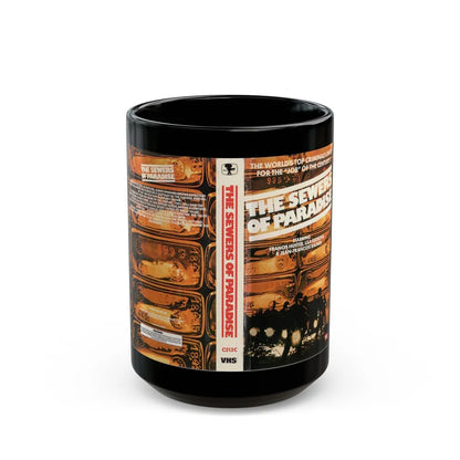 THE SEWERS OF PARADISE (VHS COVER) - Black Coffee Mug-15oz-Go Mug Yourself