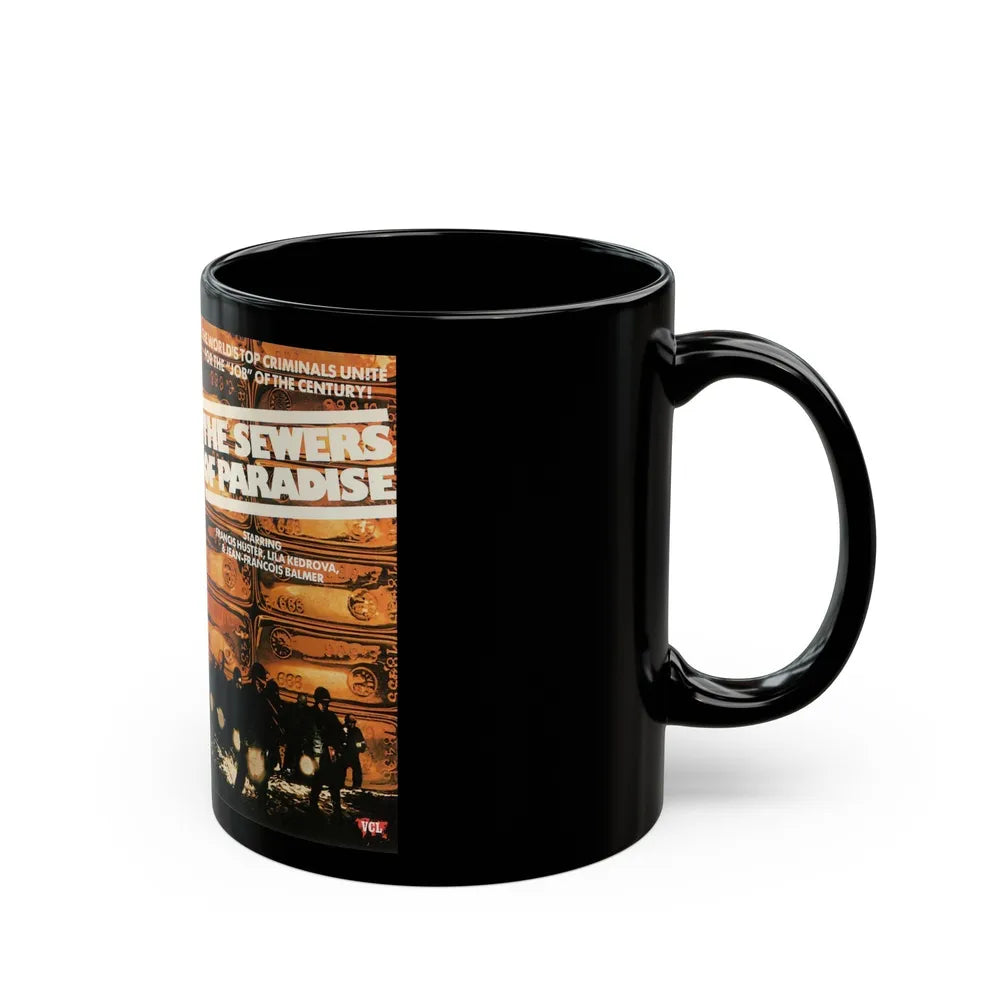 THE SEWERS OF PARADISE (VHS COVER) - Black Coffee Mug-Go Mug Yourself