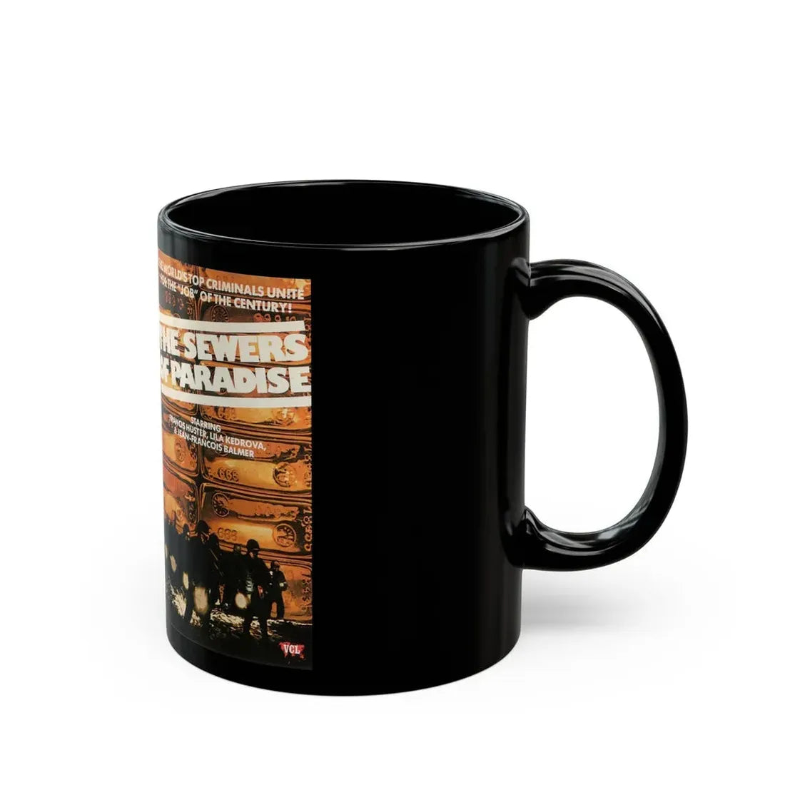 THE SEWERS OF PARADISE (VHS COVER) - Black Coffee Mug - Go Mug Yourself