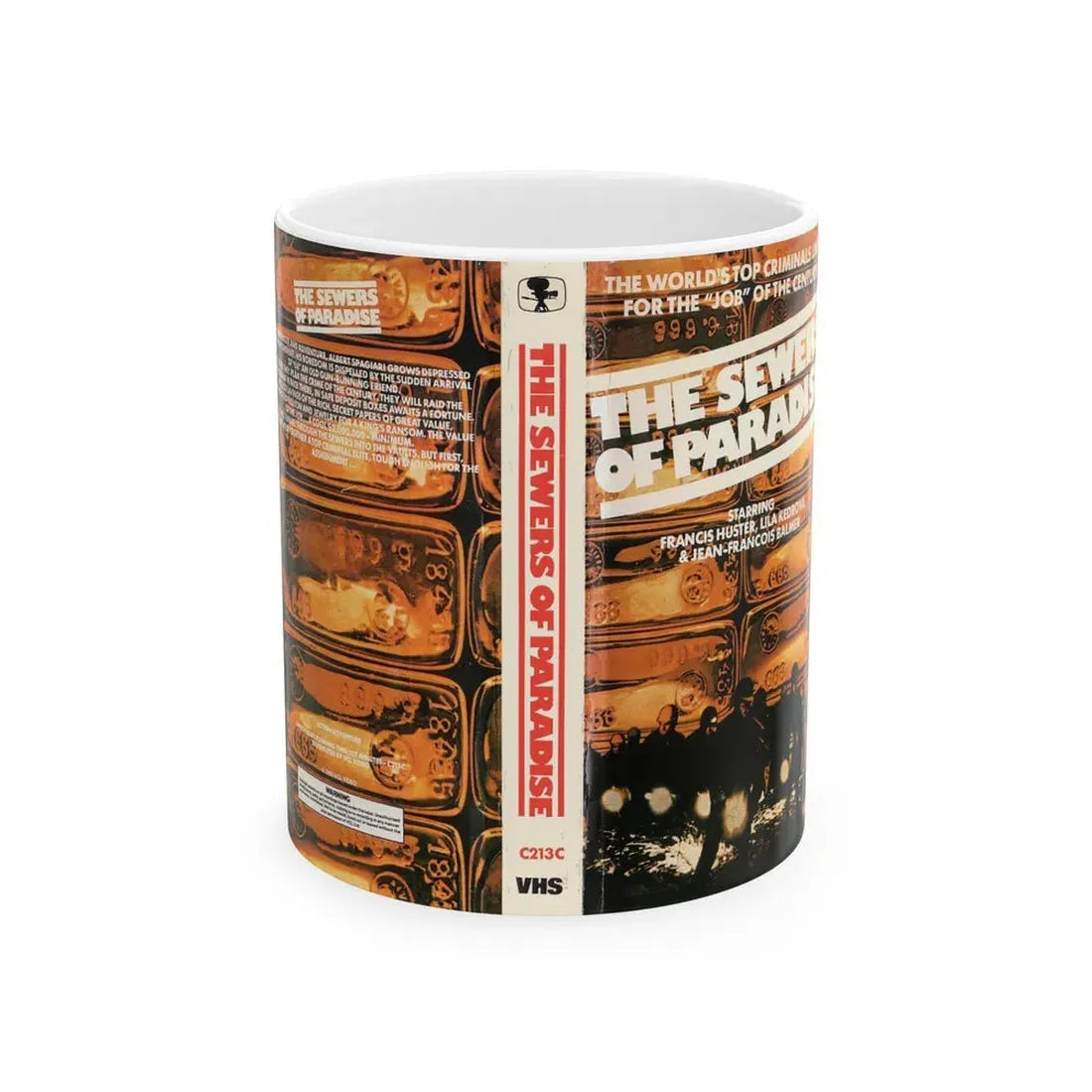 THE SEWERS OF PARADISE (VHS COVER) - White Coffee Mug 11oz - Go Mug Yourself