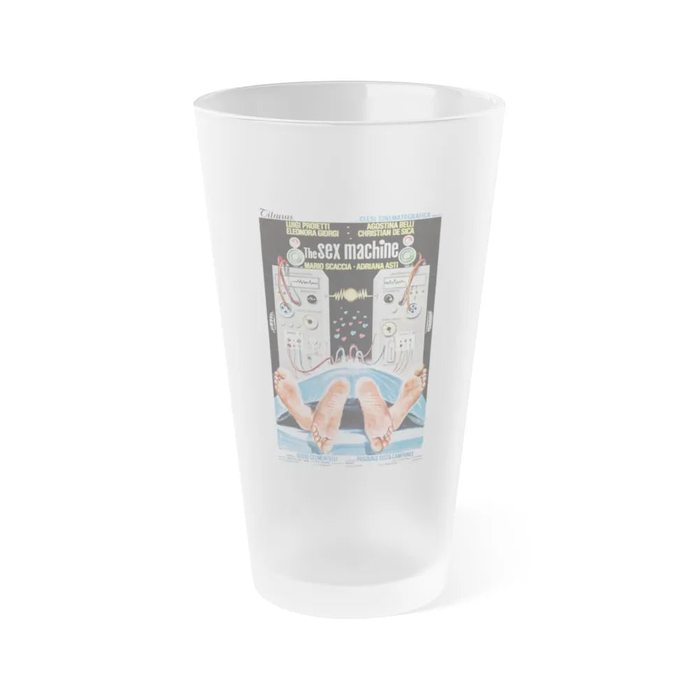 THE SEX MACHINE 1975 Movie Poster - Frosted Pint Glass 16oz-Go Mug Yourself