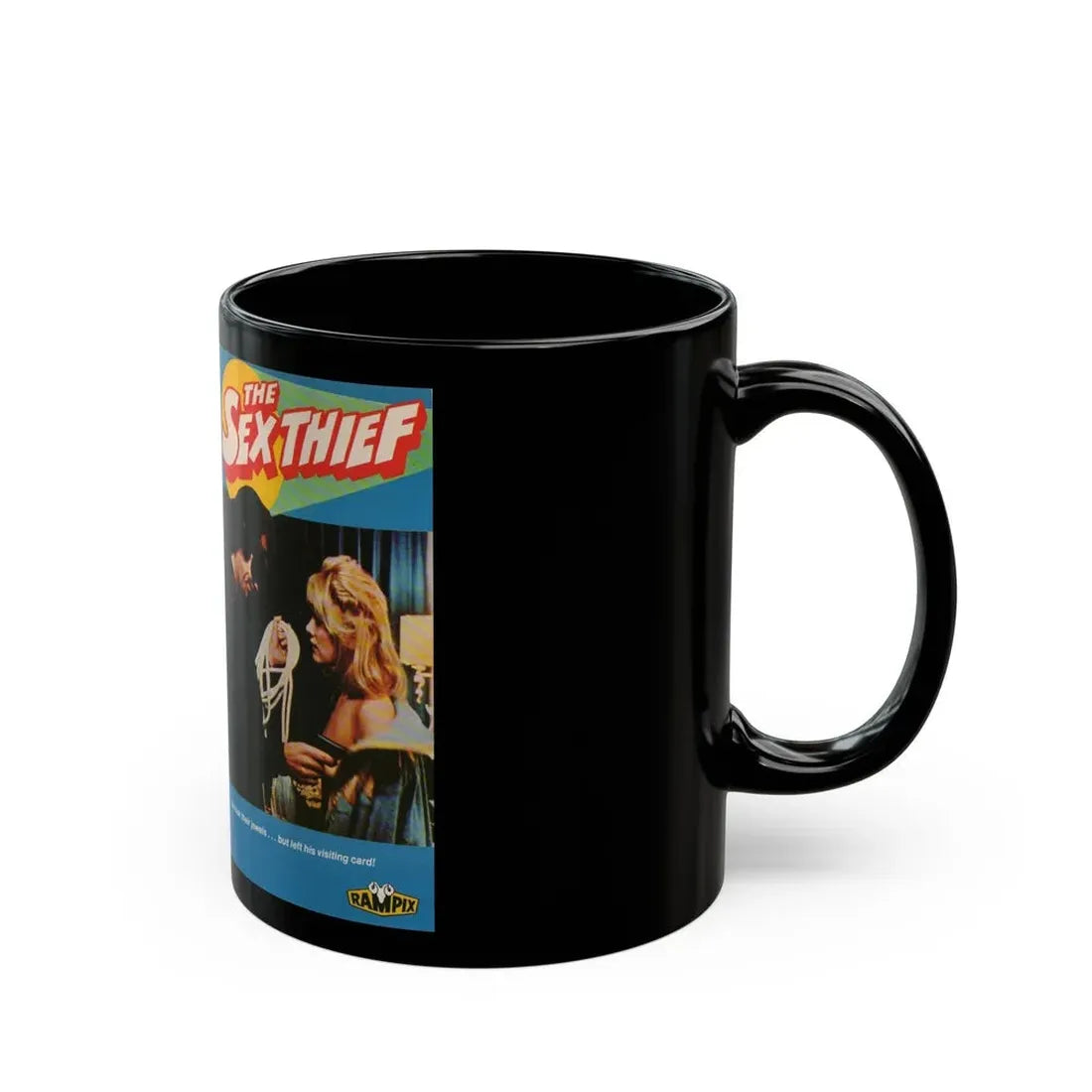 THE SEX THIEF (VHS COVER) - Black Coffee Mug - Go Mug Yourself