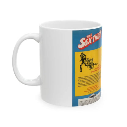 THE SEX THIEF (VHS COVER) - White Coffee Mug - Go Mug Yourself