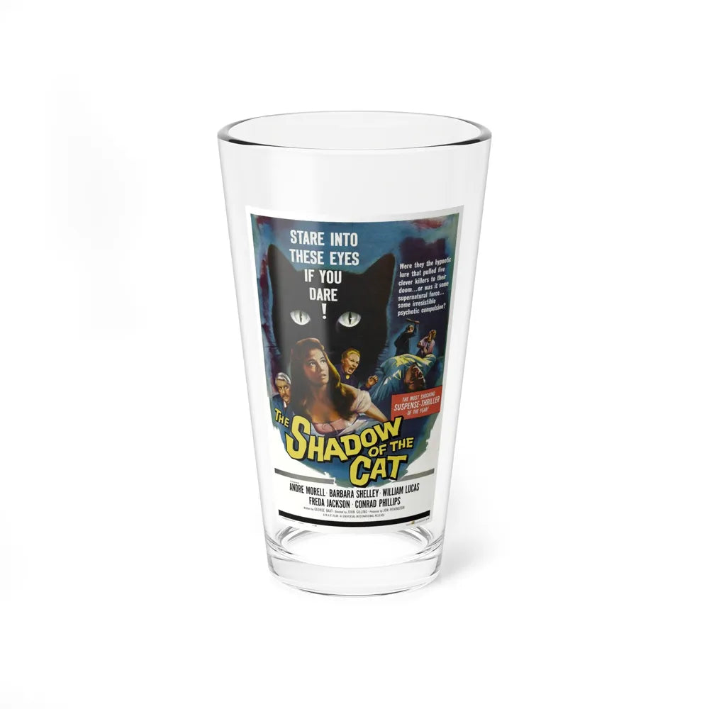 THE SHADOW OF THE CAT 1961 Movie Poster - Pint Glass 16oz-16oz-Go Mug Yourself