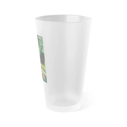 THE SHADOW OF THE CAT (GERMAN) 1961 Movie Poster - Frosted Pint Glass 16oz - Go Mug Yourself