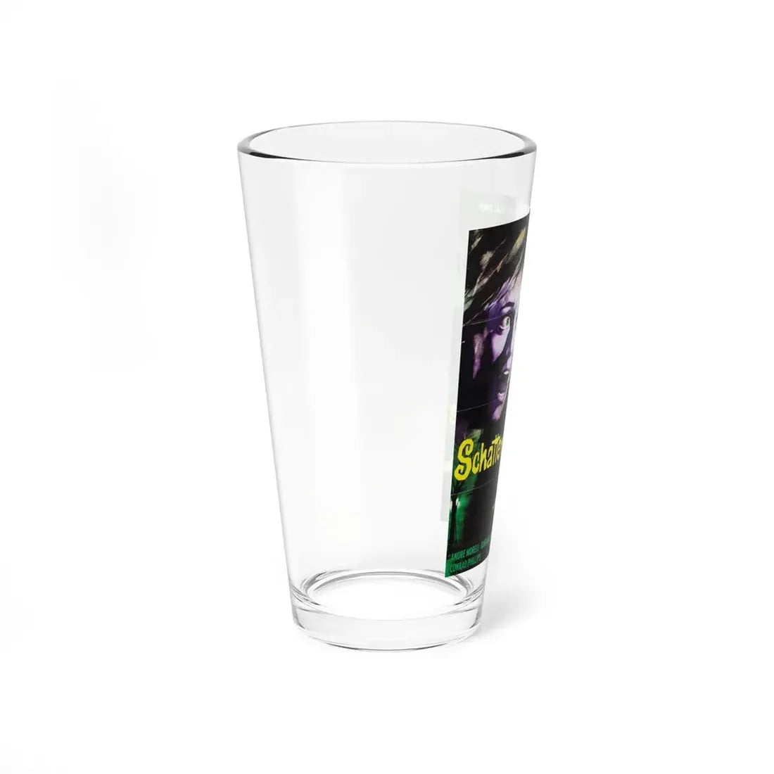 THE SHADOW OF THE CAT (GERMAN) 1961 Movie Poster - Pint Glass 16oz - Go Mug Yourself