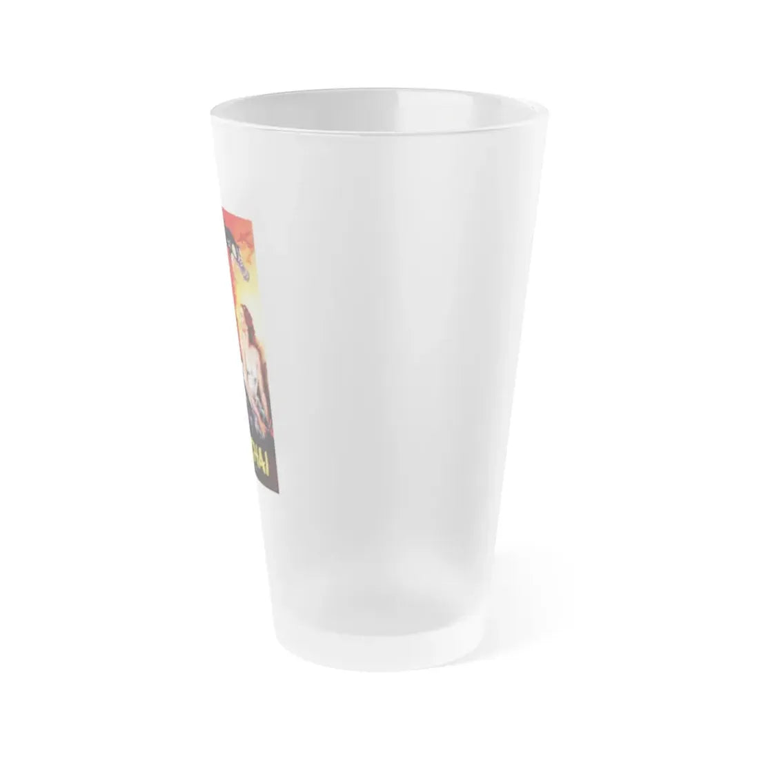 THE SHANGHAI DRAMA (ITALIAN) 1938 Movie Poster - Frosted Pint Glass 16oz - Go Mug Yourself