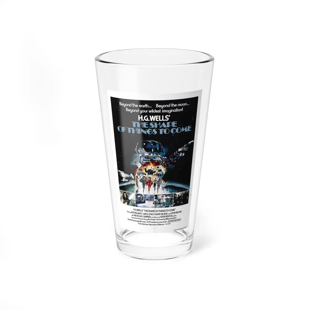 THE SHAPE OF THINGS TO COME 1979 Movie Poster - Pint Glass 16oz-16oz-Go Mug Yourself