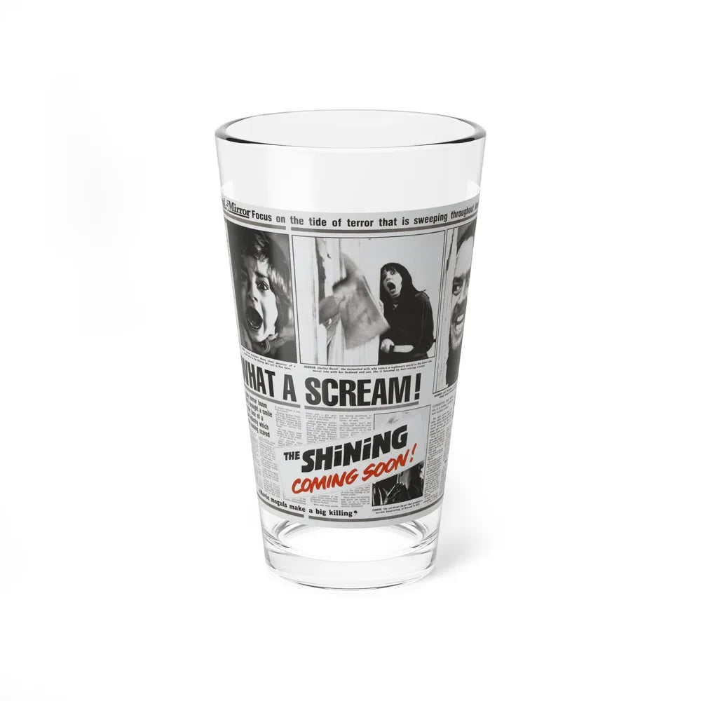 THE SHINING (TEASER) 1980 Movie Poster - Pint Glass 16oz-16oz-Go Mug Yourself