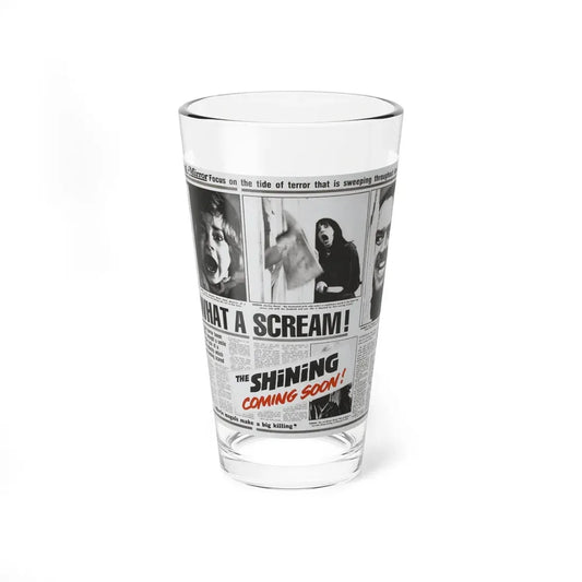 THE SHINING (TEASER) 1980 Movie Poster - Pint Glass 16oz 16oz - Go Mug Yourself