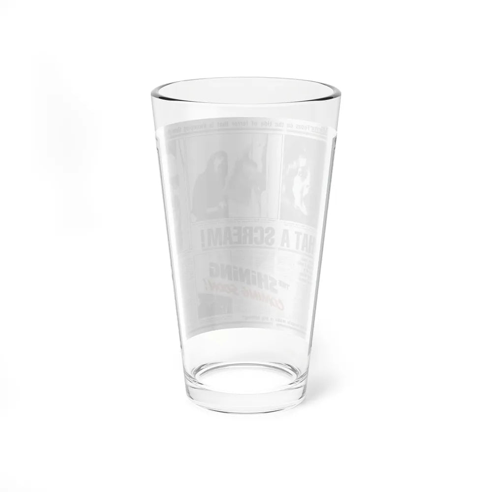 THE SHINING (TEASER) 1980 Movie Poster - Pint Glass 16oz-Go Mug Yourself