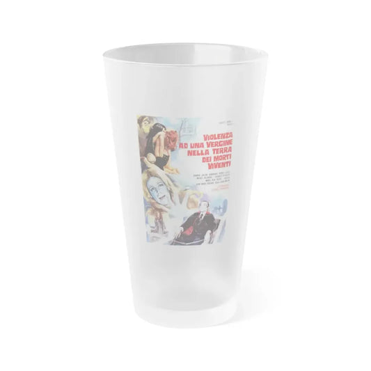 THE SHIVER OF THE VAMPIRE (ITALIAN) 1971 Movie Poster - Frosted Pint Glass 16oz Default Title - Go Mug Yourself