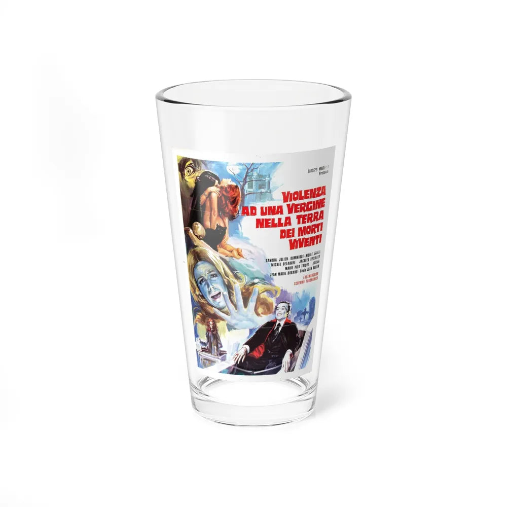 THE SHIVER OF THE VAMPIRE (ITALIAN) 1971 Movie Poster - Pint Glass 16oz-16oz-Go Mug Yourself