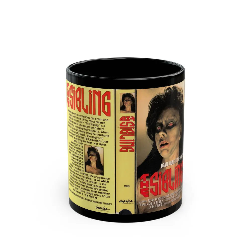 THE SIBLING (VHS COVER) - Black Coffee Mug-11oz-Go Mug Yourself