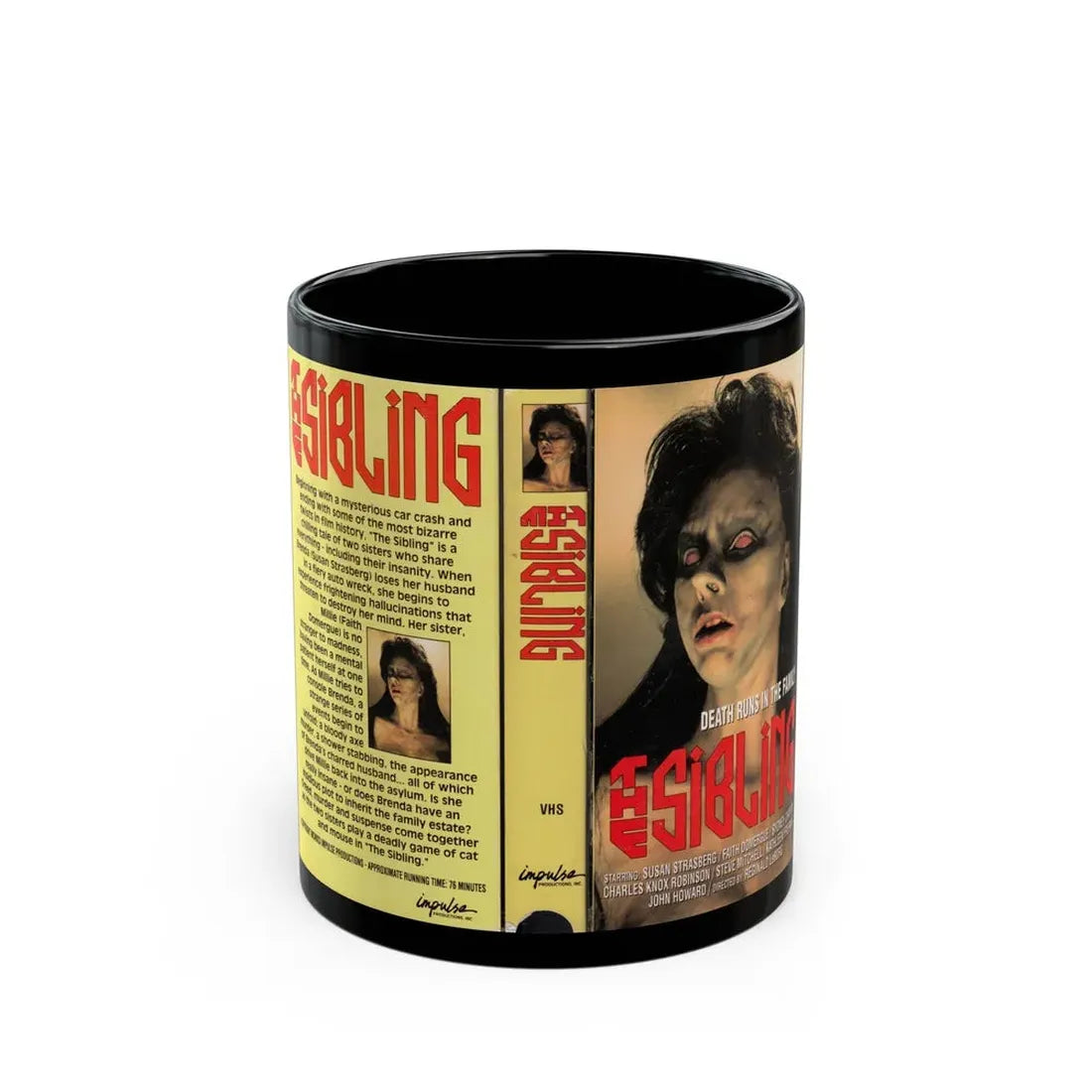 THE SIBLING (VHS COVER) - Black Coffee Mug 11oz - Go Mug Yourself