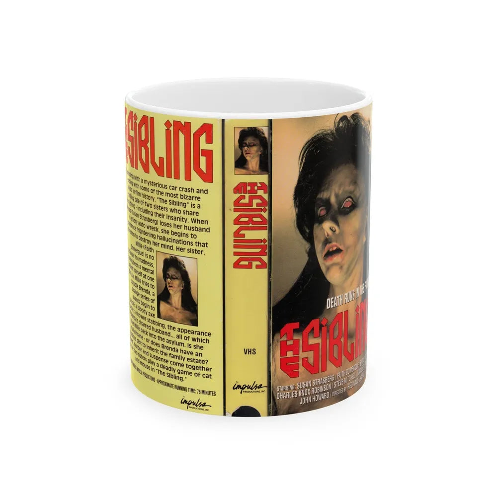 THE SIBLING (VHS COVER) - White Coffee Mug-11oz-Go Mug Yourself