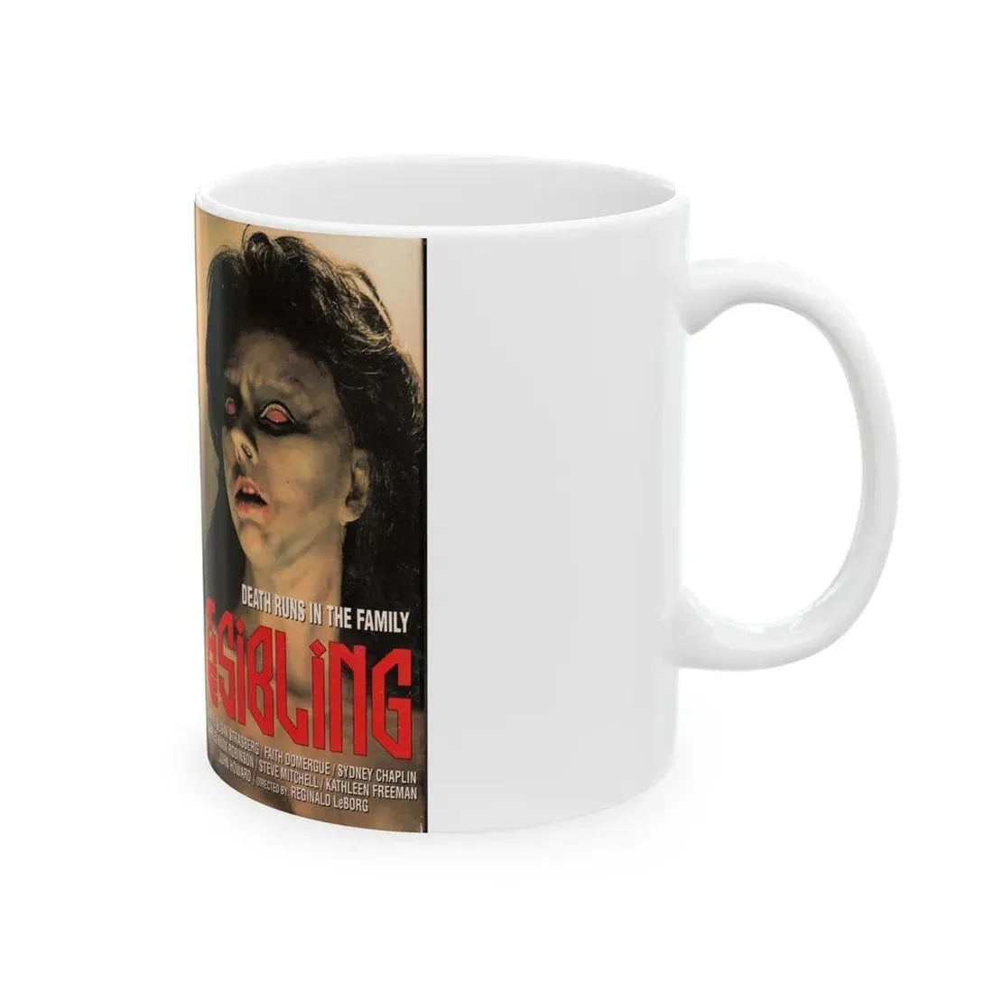 THE SIBLING (VHS COVER) - White Coffee Mug - Go Mug Yourself