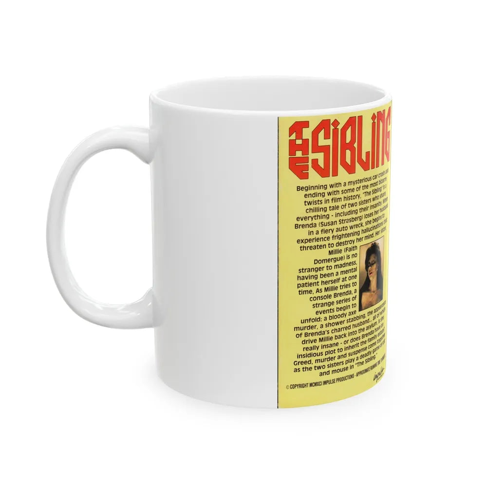 THE SIBLING (VHS COVER) - White Coffee Mug-Go Mug Yourself