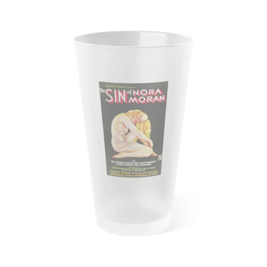 THE SIN OF NORA MORAN 1933 Movie Poster - Frosted Pint Glass 16oz Default Title - Go Mug Yourself